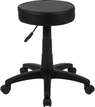 Emma+oliver Adjustable Doctors Stool On Wheels With Ergonomic Molded Seat