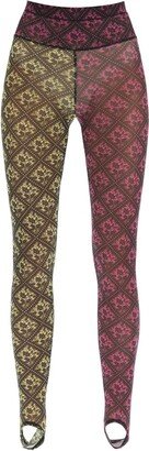 All-Over Graphic Printed Stretch Leggings