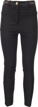 Skinny Equestrian Style Trousers