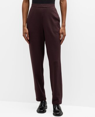 Petite Cropped Brushed Terry Pants