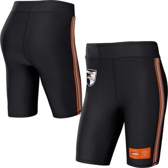 Women's Wear by Erin Andrews Black Denver Broncos Biker Shorts