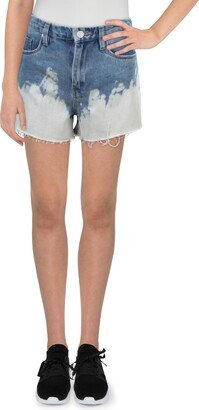 Womens Frayed Hem Distressed Cutoff Shorts