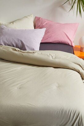 UO Home Breezy Cotton Percale Comforter