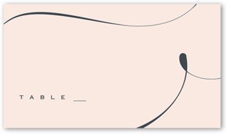 Wedding Place Cards: Elegant Embellishment Wedding Place Card, Pink, Placecard, Matte, Signature Smooth Cardstock