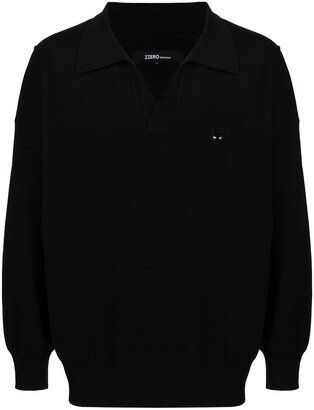 Logo Long-Sleeve Polo Shirt