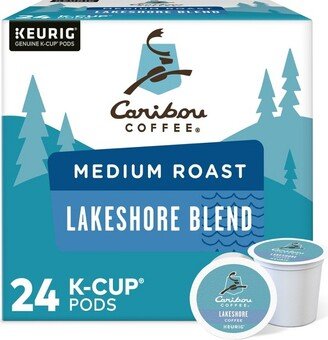 Caribou Coffee Lakeshore Blend Keurig K-Cup Coffee Pods - Medium Roast - 24ct