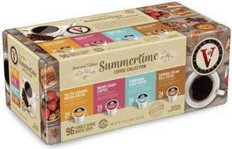 Victor Allen's Coffee Summertime Flavored Variety Pack Single Serve Coffee Pods, 96 Ct