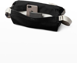 Men's Sling Premium Leather & Nylon Belt Bag-AA