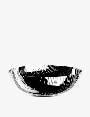 Silver Veneer Stainless Steel Bowl 29cm