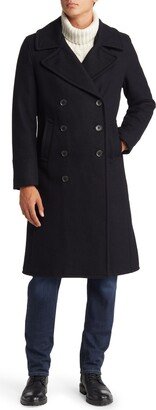 Wool Blend Officer's Coat