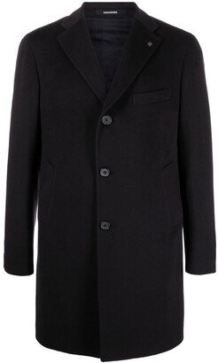 Single-Breasted Cashmere Coat