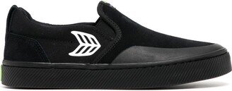 Logo-Patch Slip-On Sneakers