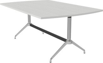 Skutchi Designs, Inc. 4X6 Arc Boat Conference Room Table With Trestle Base Power And Data