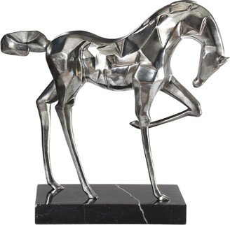 Phoenix 18 1/2 Inch Wide Resin Horse Statue by Jim Parsons