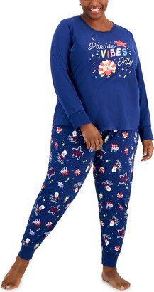 Matching Family Pajamas Plus Size Mix It Parade Pajamas Set, Created for Macy's