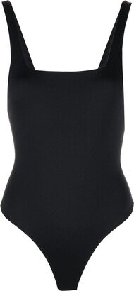 Black Core Scuba Square Neck Bodysuit