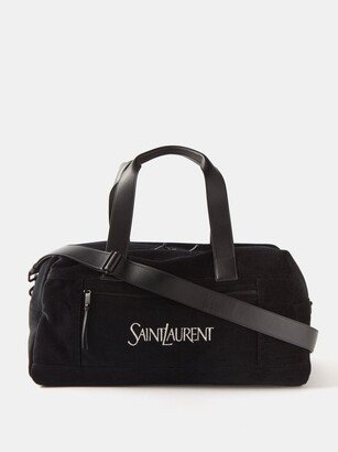 Logo-embroidered Jacquard Holdall