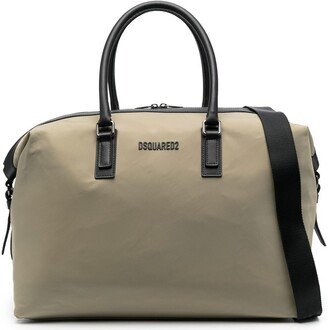 Logo-Plaque Two-Tone Holdall