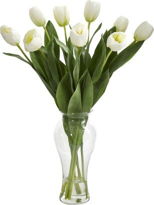 Tulips Artificial Arrangement in Vase