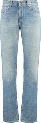 5-pocket Straight-leg Jeans-AM