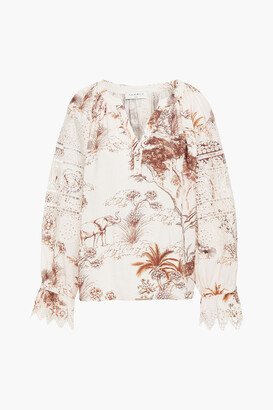 Jole printed woven blouse