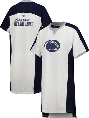 Women's G-iii 4Her by Carl Banks White Penn State Nittany Lions Home Run T-shirt Dress