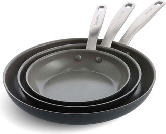 Chatham Hard Anodized 3 Piece Frying Pan Set