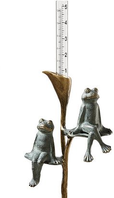 Lily Frog Rain Gauge