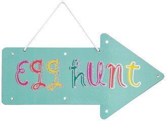 Fun Express Light-Up Easter Egg Hunt Door Sign, Springtime Home Decor, 15