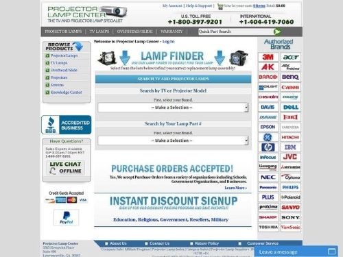 Projector Lamp Center Promo Codes & Coupons