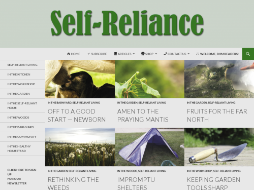 Self-Reliance magazine Promo Codes & Coupons