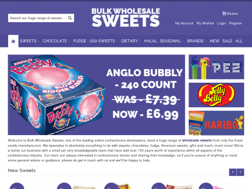 Bulk Wholesale Sweets Promo Codes & Coupons