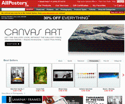 AllPosters Canada Promo Codes & Coupons