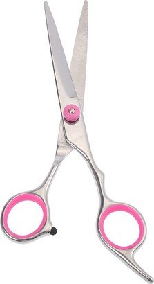 Unique Bargains Upgrade Straight Scissors for Long Short Thick Hard Soft Hair 6.69 1 Pc Pink