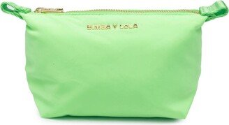 Bimba y Lola Logo-Lettering Make-Up Bag-AA