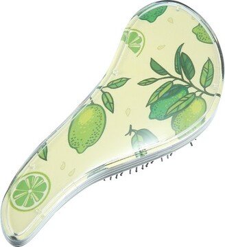 Unique Bargains Magic Handle Tangle Shower Hair Detangling Brush Lemon Pattern