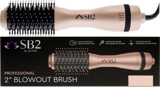 Professional Blowout Brush - Rose Gold by Sutra for Unisex - 2 Inch Hair Brush