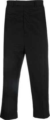 Cropped-Leg Chino Trousers