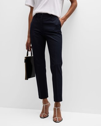 Coleman Cropped High-Rise Gabardine Pants-AA