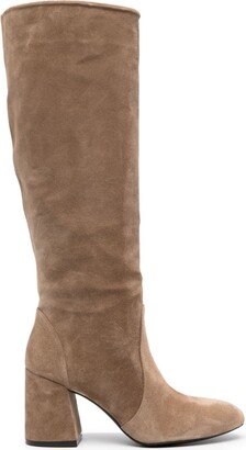 90mm Knee-Length Suede Boots