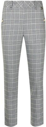 Tailored Check Print Trousers