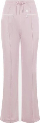 Drawstring Flared Trousers-AA