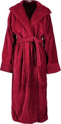 Pasithea Sleep Organic Cotton Hooded Robe - Women's Chilli