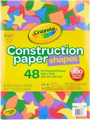 48 Page Construction Paper with Pop Out Shapes