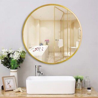 Modern Circular Mirror for Wall Decor Big Bathroom