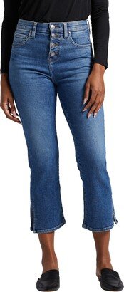 Phoebe High Waist Crop Bootcut Jeans-AA