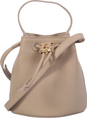 Tb Mini Bucket Beige Bag