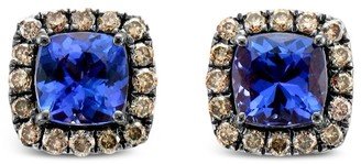 Chocolatier 14K Rose Gold 2.30 Ct. Tw. Diamond & Tanzanite Earrings