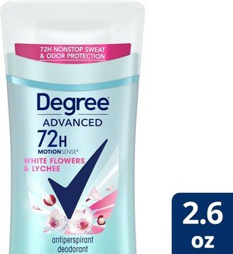 Advanced Motionsense White Flowers & Lychee 72 Hour Antiperspirant & Deodorant - 2.6oz