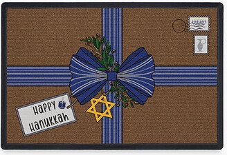 Postal Present Hanukkah Doormat